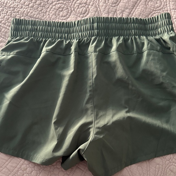 Asics Women's Olive Athletic Shorts - Picture 2 of 3